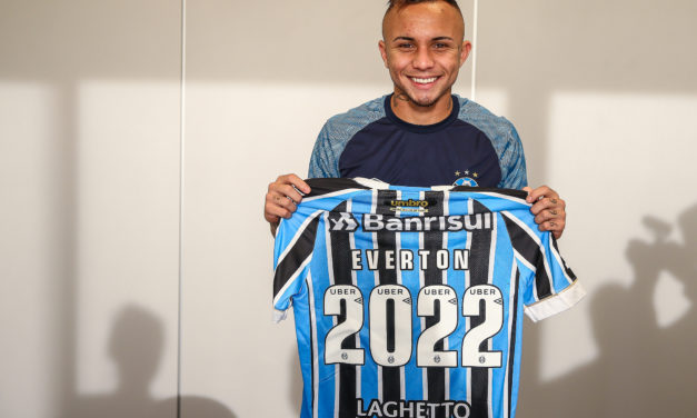 Grêmio renova contrato com Everton até 2022