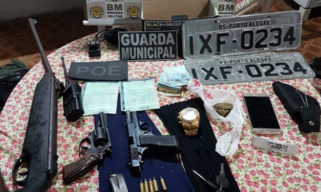 Brigada Militar prende dupla envolvida em roubo de carros em Cachoeirinha