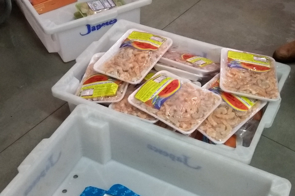Força-Tarefa apreende mais de 730kg de frutos do mar impróprios para consumo na Capital