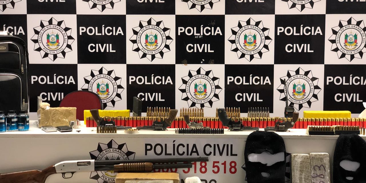Polícia apreende drogas, explosivos e munições em apartamento na Serra Gaúcha