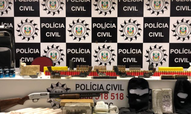 Polícia apreende drogas, explosivos e munições em apartamento na Serra Gaúcha