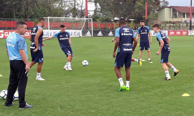 Grêmio treinou no Rio de Janeiro