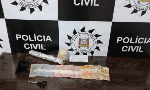 Polícia prende traficante no flagra em Frederico Westphalen