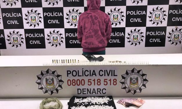 Mulher é presa por tráfico de drogas na zona norte da Capital