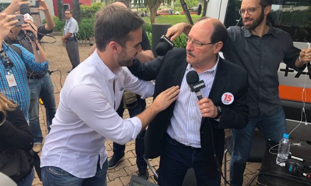 Candidatos ao governo do estado se encontram nesta manhã