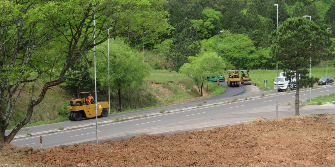 Travessia Urbana de Santa Maria – RS: DNIT pavimenta alças de acesso ao viaduto da rodoviária