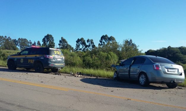 Homem morre em acidente na BR 293 em Pinheiro Machado
