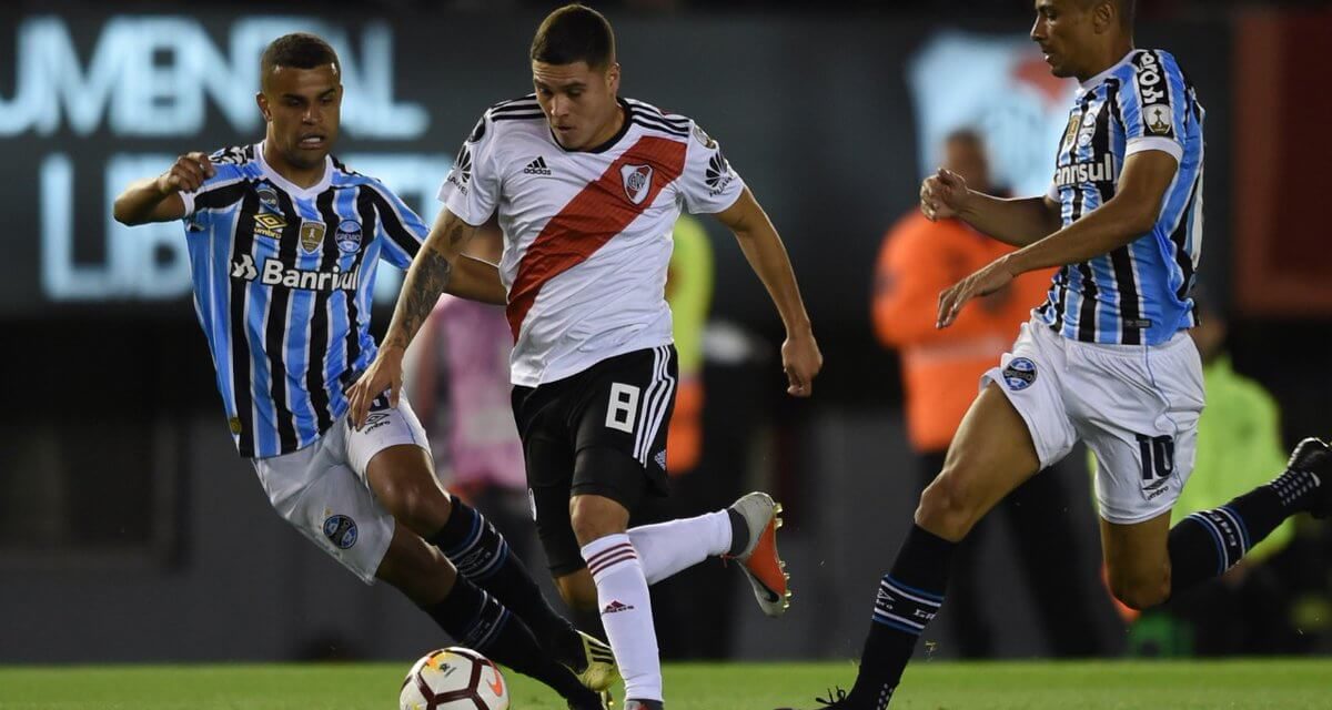 Grêmio vence River na Argentina e traz vantagem para Porto Alegre