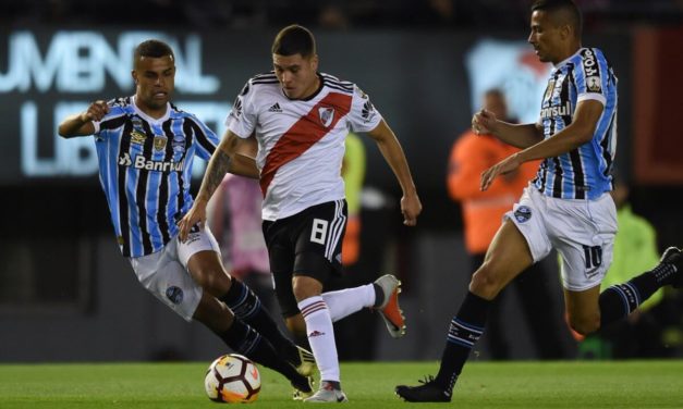 Grêmio vence River na Argentina e traz vantagem para Porto Alegre