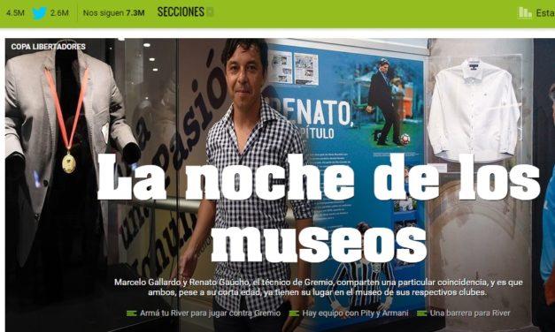 Olé da Argentina destaca história de Renato no Grêmio