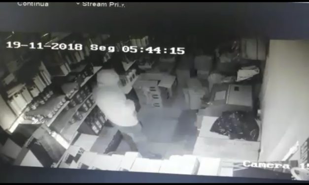 Grupo explode cofre em posto de gasolina na ERS-389