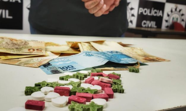 Polícia prende suspeito de tráfico de drogas em Alvorada