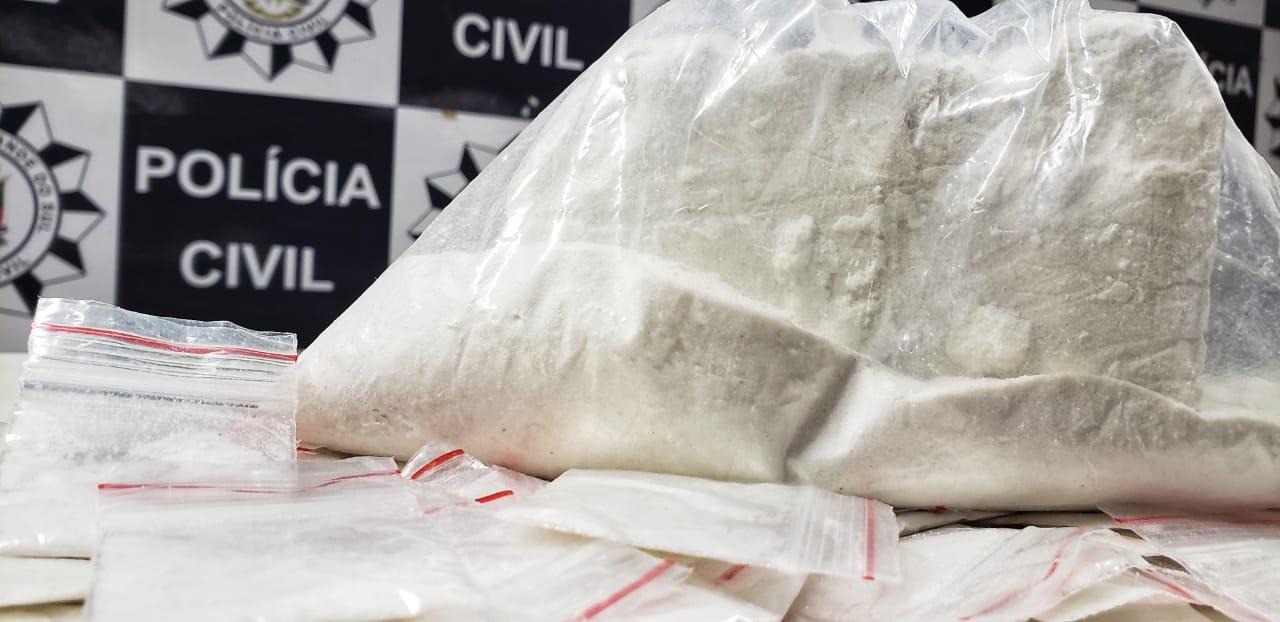 Polícia Civil localiza e põe fim em local de armazenamento de cocaína na serra gaúcha