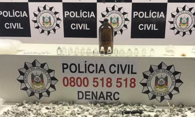 Polícia Civil fecha laboratório artesanal de fabricação e venda de droga