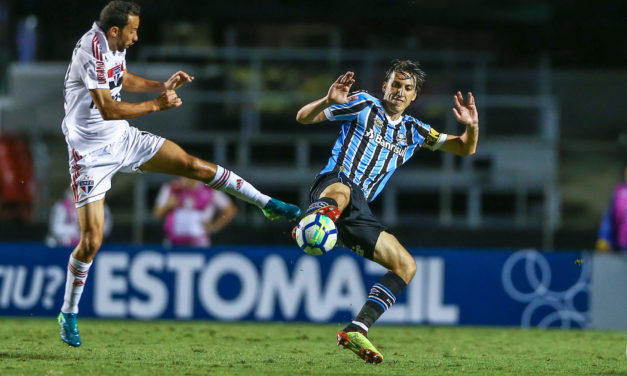 Pendurados são preocupação no Grêmio