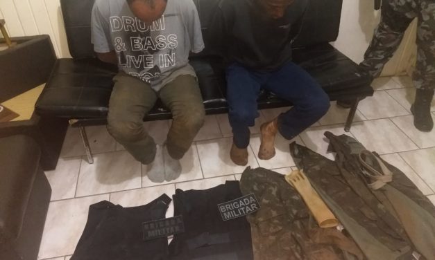 Polícia prende dois suspeitos de envolvimento nos ataque a bancos em Ibiraiaras