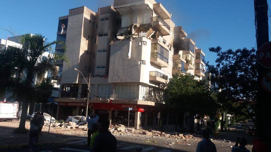Explosão em apartamento assusta moradores no Centro de Farroupilha
