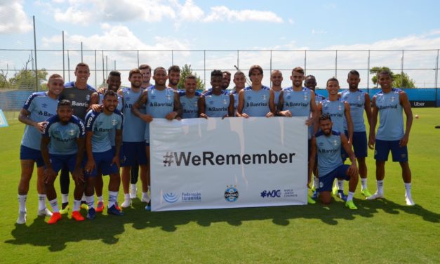 Grêmio adere à campanha #WeRemember