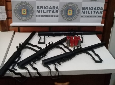 BM encontra fábrica de armas artesanais em Cachoeira do Sul