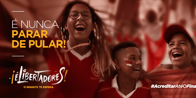 Inter inicia campanha publicitária chamando para a Libertadores
