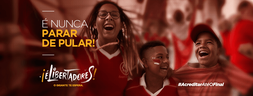 Inter inicia campanha publicitária chamando para a Libertadores