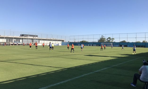 André é o destaque em jogo-treino do Grêmio