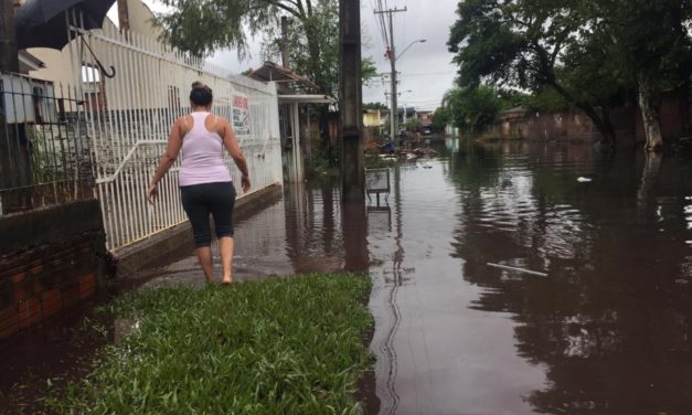 Após chuva intensa na madrugada situação está regular em Novo Hamburgo