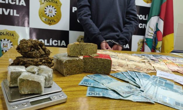 Operação da Polícia Civil prende universitário por tráfico de drogas