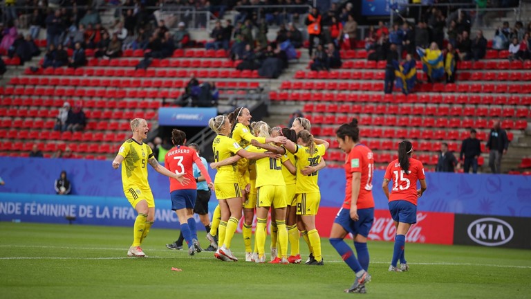 Suécia vence Chile pelo Grupo F da Copa do Mundo