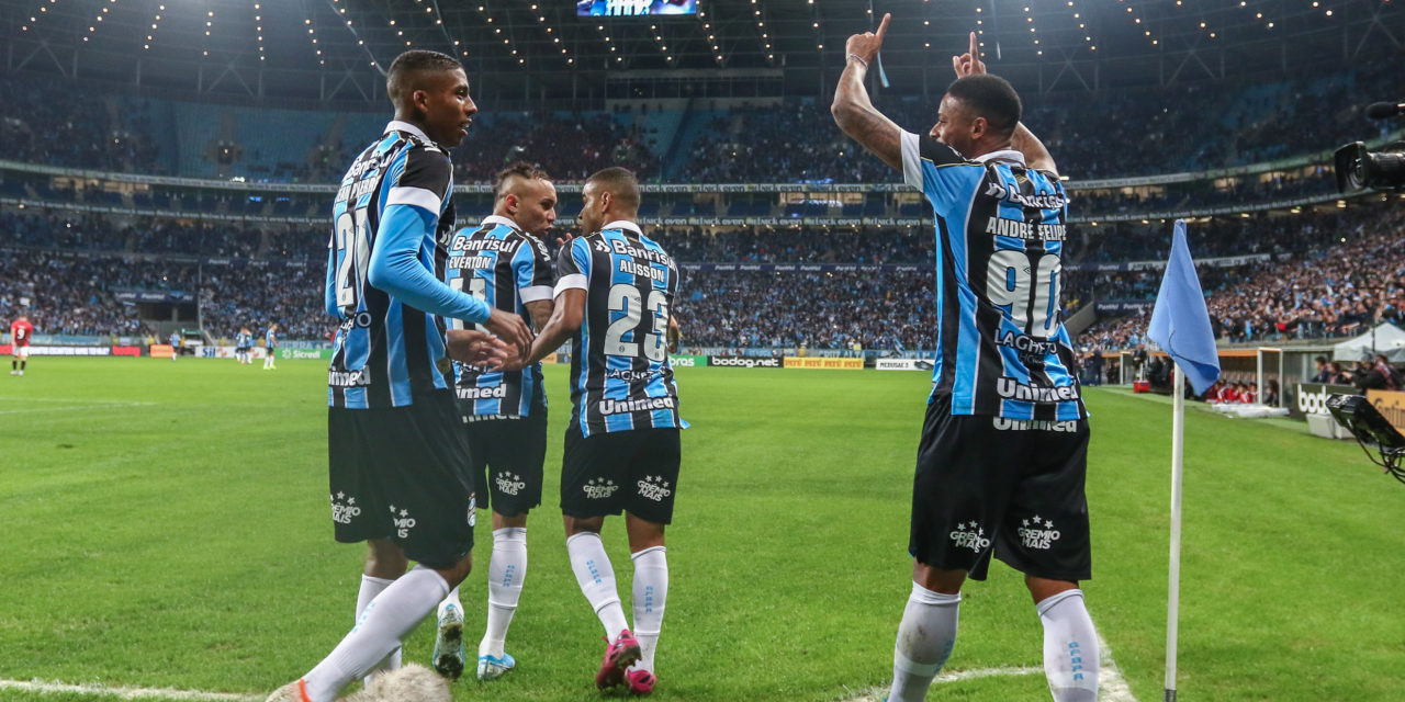 Com gols de André e Jean Pyerre, Grêmio abre vantagem na Copa do Brasil