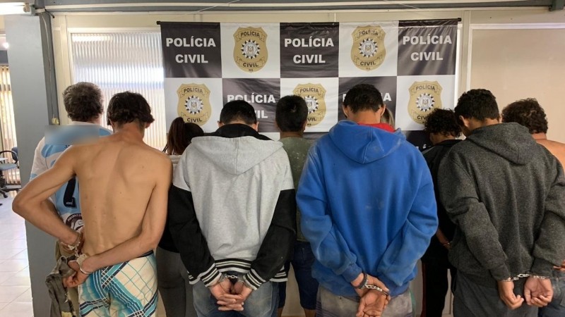 Treze pessoas são presas por tráfico em São Luiz Gonzaga