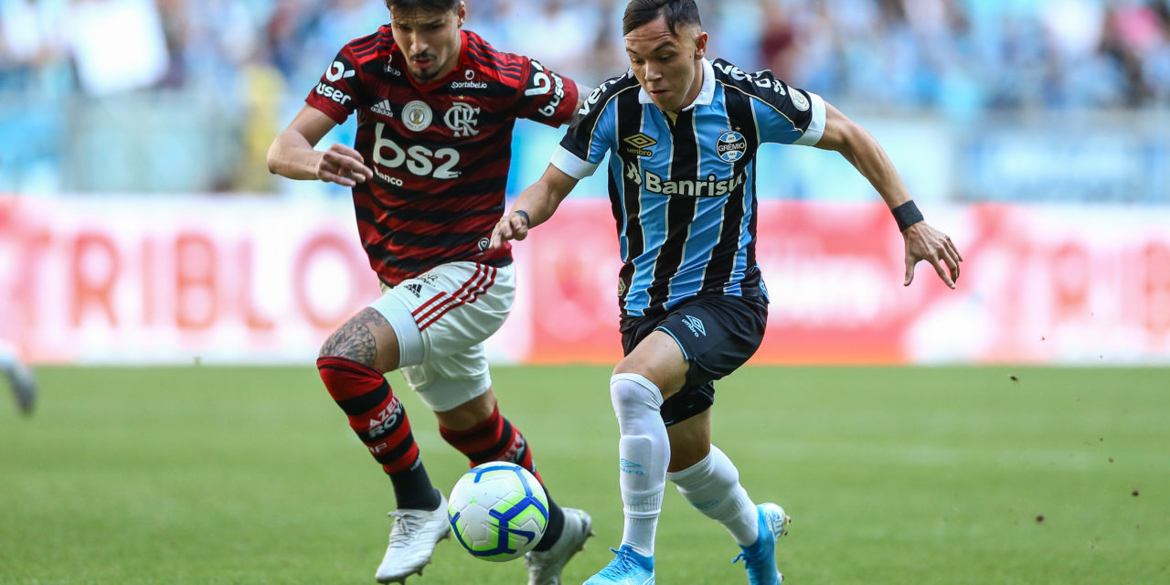 Gabigol marca gol de pênalti e Grêmio perde para o Flamengo na Arena