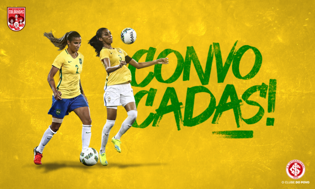 Duas atletas do Internacional são convocadas para a seleção feminina de futebol