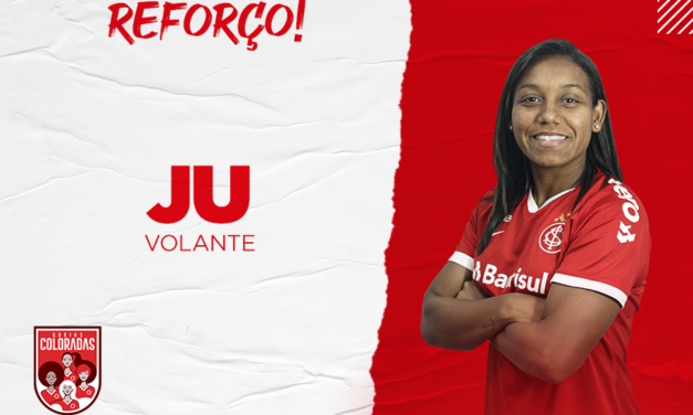 Novo reforço das Gurias Coloradas: volante Ju