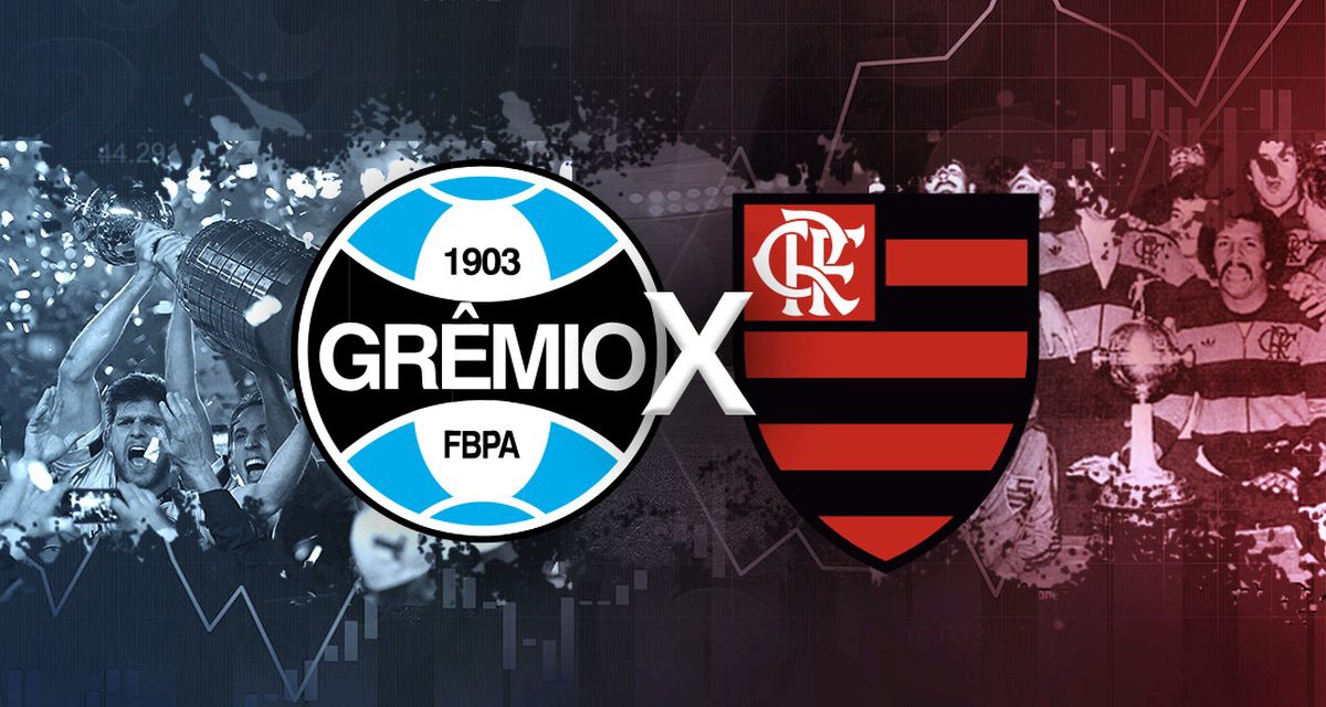 Grêmio x Flamengo: transmissão ao vivo na Rede Globo, neste domingo (17),  às 16h