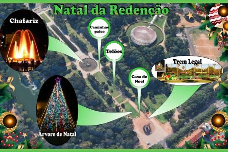 Redenção terá atrações do Natal Alegre 2019
