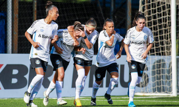 Gurias Gremistas estreiam no Brasileiro com vitória de 2 a 1 sobre o Minas Icesp