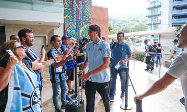 Grêmio desembarca em Cali para estreia na Conmebol Libertadores