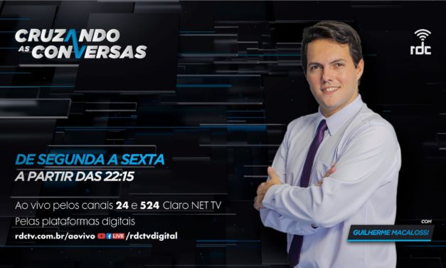 Programa “Cruzando as Conversas” volta a ser transmitido ao vivo a partir desta segunda-feira