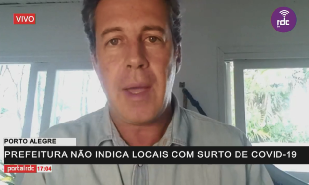 Vereador Valter Nagelstain critica decisão da justiça que não obriga prefeitura de Porto Alegre a divulgar locais com surto de coronavírus