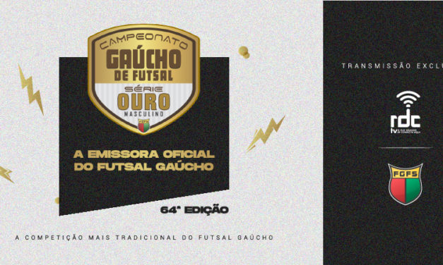 RDC TV fecha parceria inédita com a Federação Gaúcha de Futebol de Salão para transmissão da SÉRIE OURO