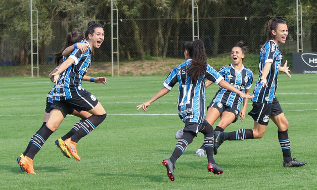 Gurias Gremistas vencem o Iranduba por 3 a 1 e emendam a quarta vitória seguida no Brasileiro Feminino
