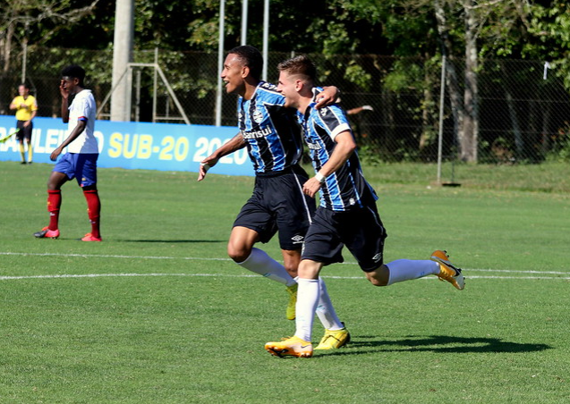 Grêmio fica no empate com o Bahia pelo Brasileiro Sub-20