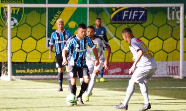 Grêmio (RS) vence o Peñarol Guaíba (SC) por 4 a 0 e se classifica em primeiro do grupo A para os playoffs da Liga Fut7 – Etapa Sul