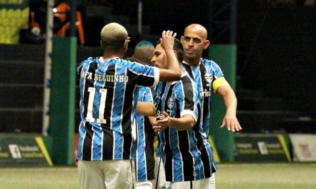 No encerramento da 2ª fase da Liga Fut7 – Etapa Sul, Grêmio (RS) vence o Atlético Sarandi (RS) e garante classificação para as SUPERFINAIS