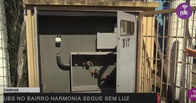 UBS Harmonia, em Canoas, interrompe testagem de Covid-19 após roubo de caixa de luz