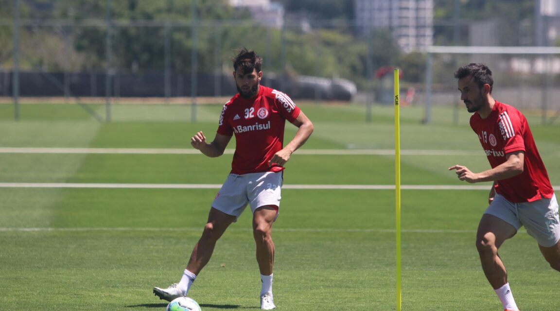 Inter treina para confronto com o Botafogo