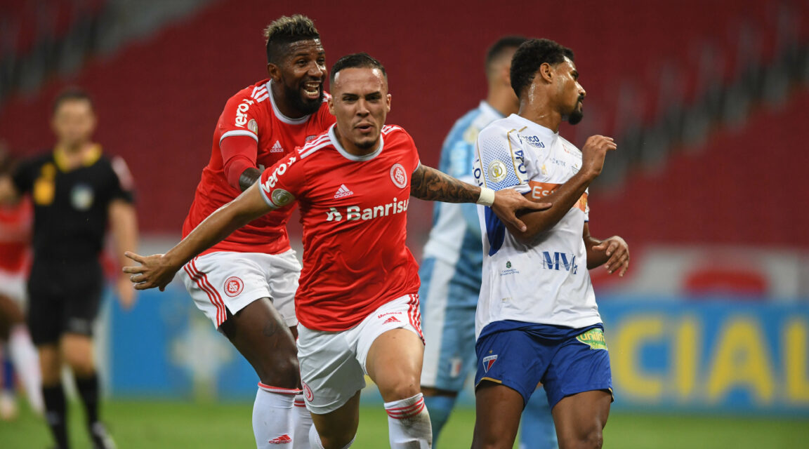 Inter vence a sexta seguida e fica a um ponto do topo do Brasileirão