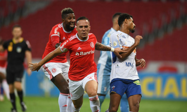 Inter vence a sexta seguida e fica a um ponto do topo do Brasileirão
