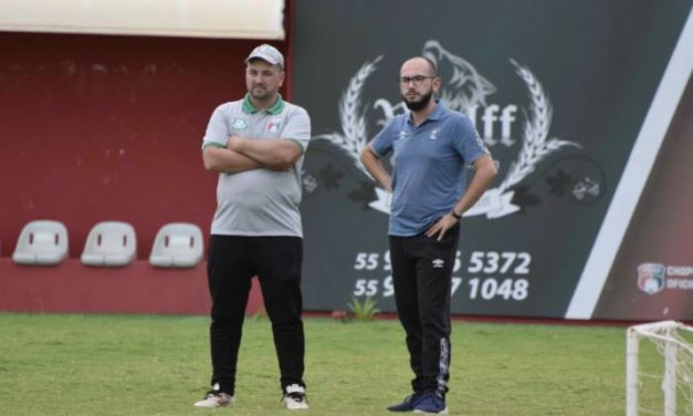 Profissionais do Grêmio acompanham trabalhos na Arena União Frederiquense